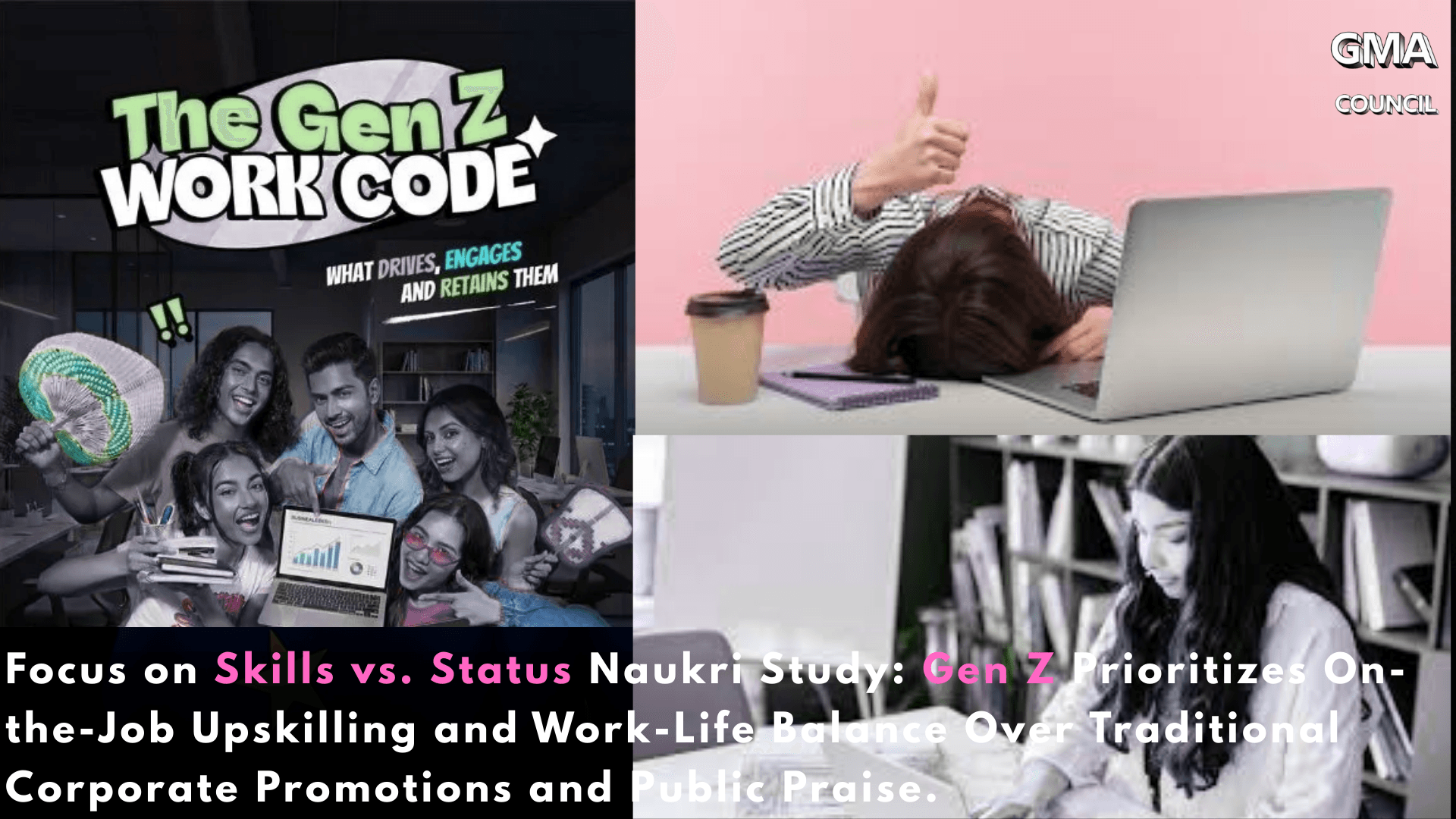 Focus on Skills vs. Status Naukri Study: Gen Z Prioritizes On-the-Job Upskilling and Work-Life Balance Over Traditional Corporate Promotions and Public&nbsp;Praise.