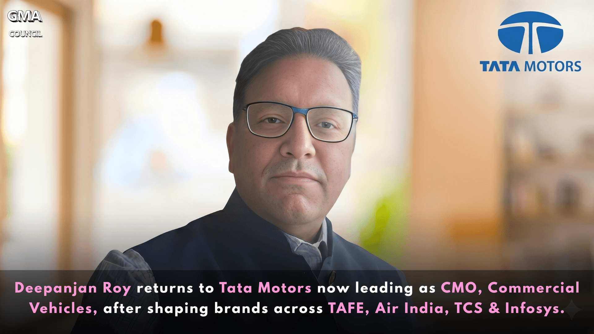 Deepanjan Roy Named CMO at Tata Motors&nbsp;CV