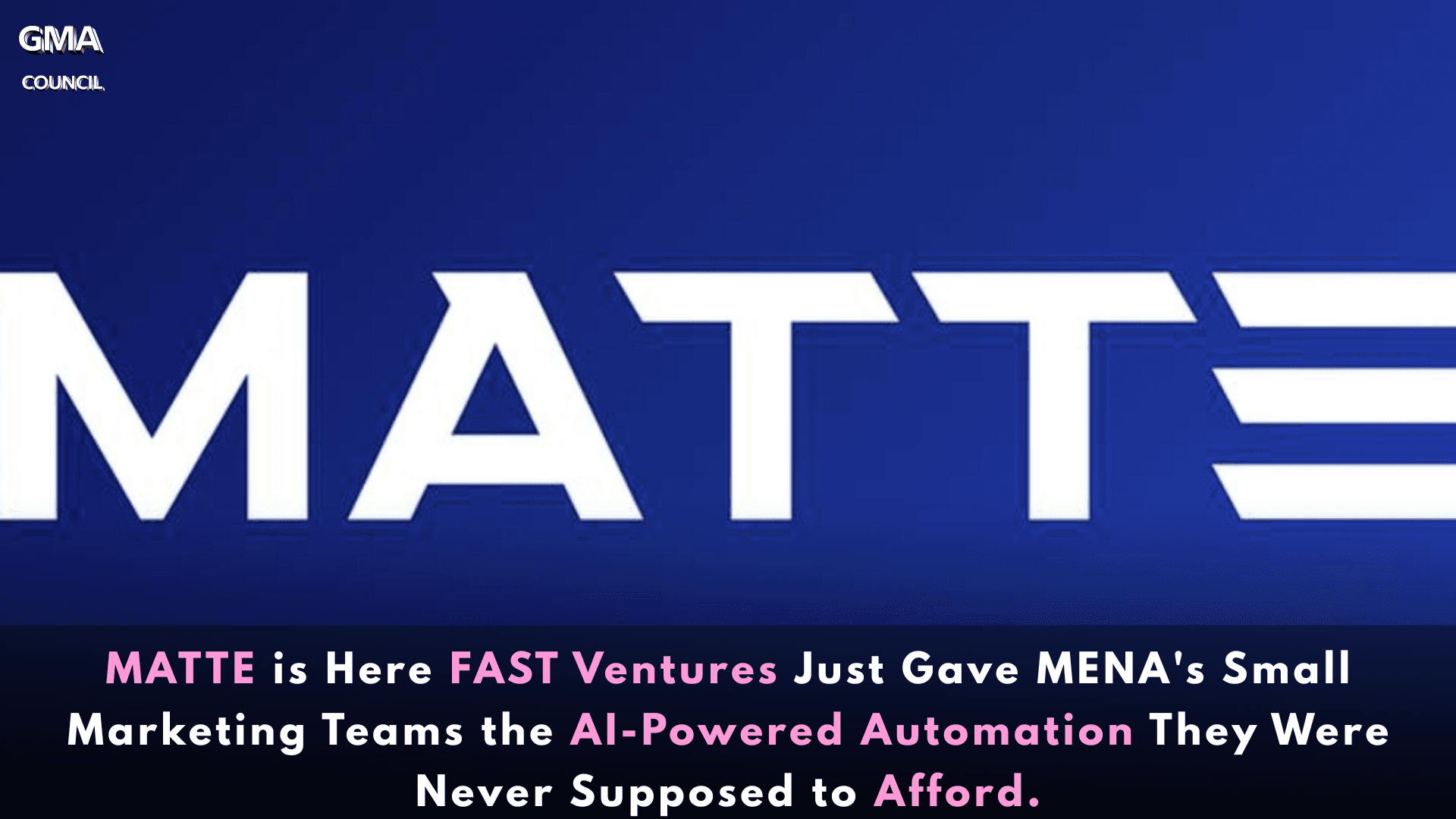 FAST Ventures MATTE martech