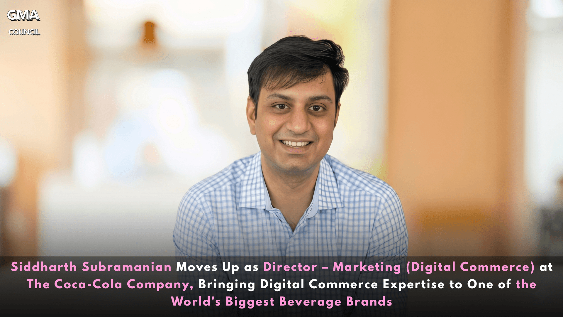 Siddharth Subramanian Elevated as Director Marketing at&nbsp;Coca-Cola